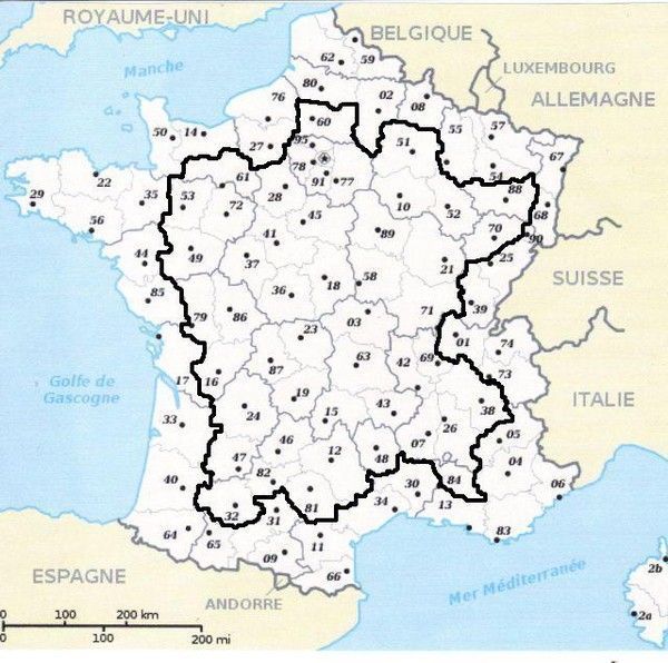 LES DEPARTEMENTS DU TOUR DE FRANCE